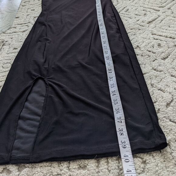 Nwt SAINTS21 one shoulder Bodycon fitted  black dress XS @i - Picture 10 of 10
